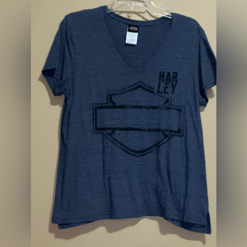 Harley Davidson V-neck pocket Tee